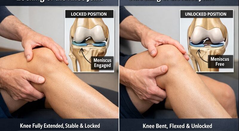 find knee joint locking and unlocking symptoms explained by Dr. Rahul Bade