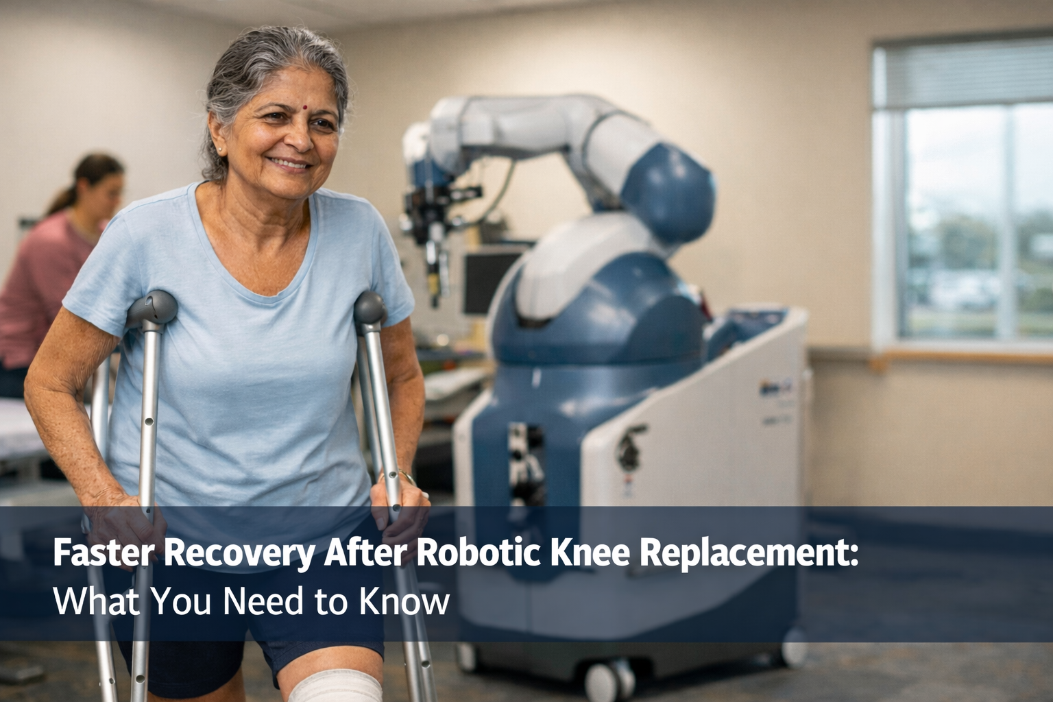 Find tips for faster recovery after robotic knee replacement with guidance from Dr. Rahul Bade.