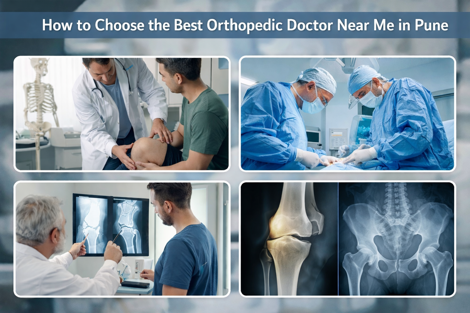 Find expert orthopedic consultation with Dr. Rahul Bade in Pune for joint pain and injury treatment.