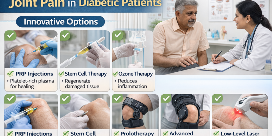 Find innovative joint pain treatments for diabetic patients with guidance from Dr. Rahul Bade.