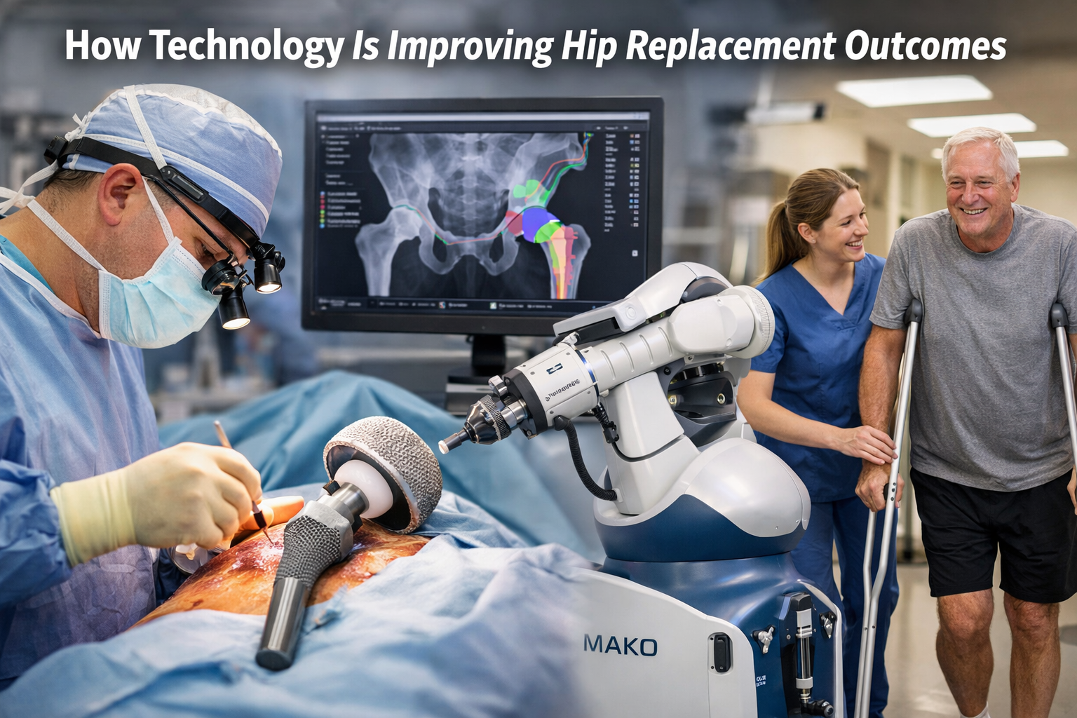 Find advanced robotic hip replacement surgery technology improving patient outcomes in Pune.
