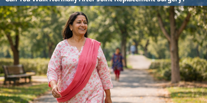 Find recovery and walking ability after joint replacement surgery explained by Dr Rahul Bade orthopedic specialist.